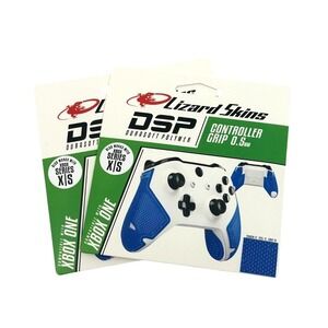 2 Pack Lizard Skins DSP Controller Grip Xbox One Polar Blue 0.5mm NEW
